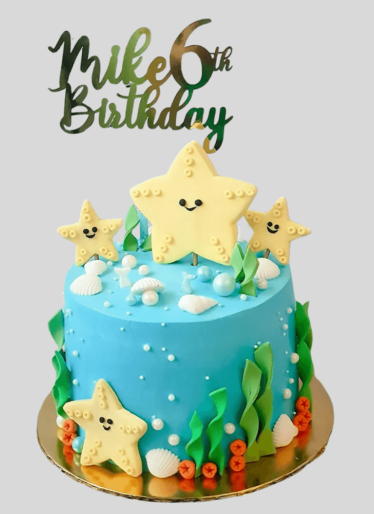 Beauteous Starfish Cake