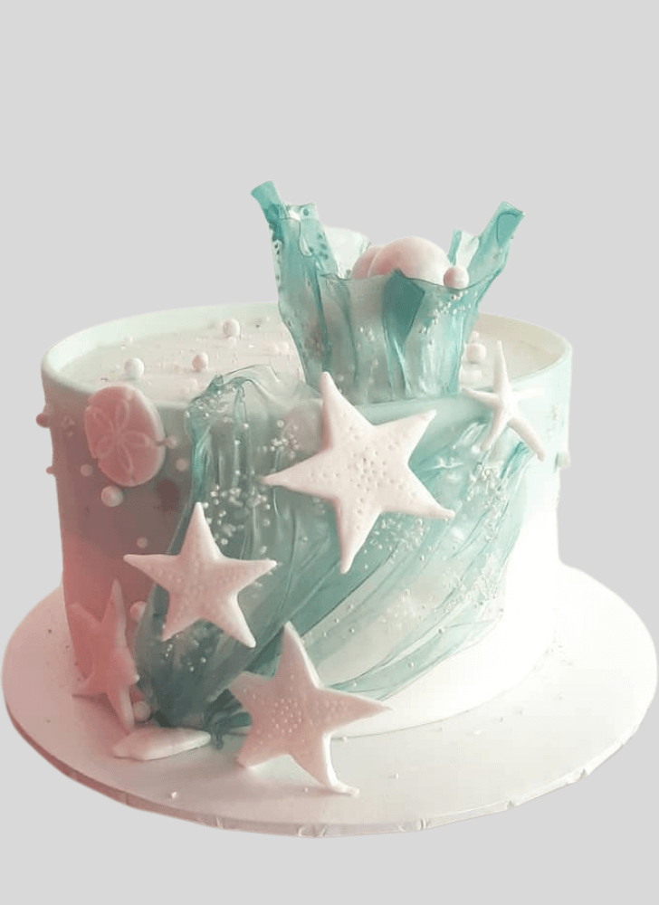 Charming Starfish Cake