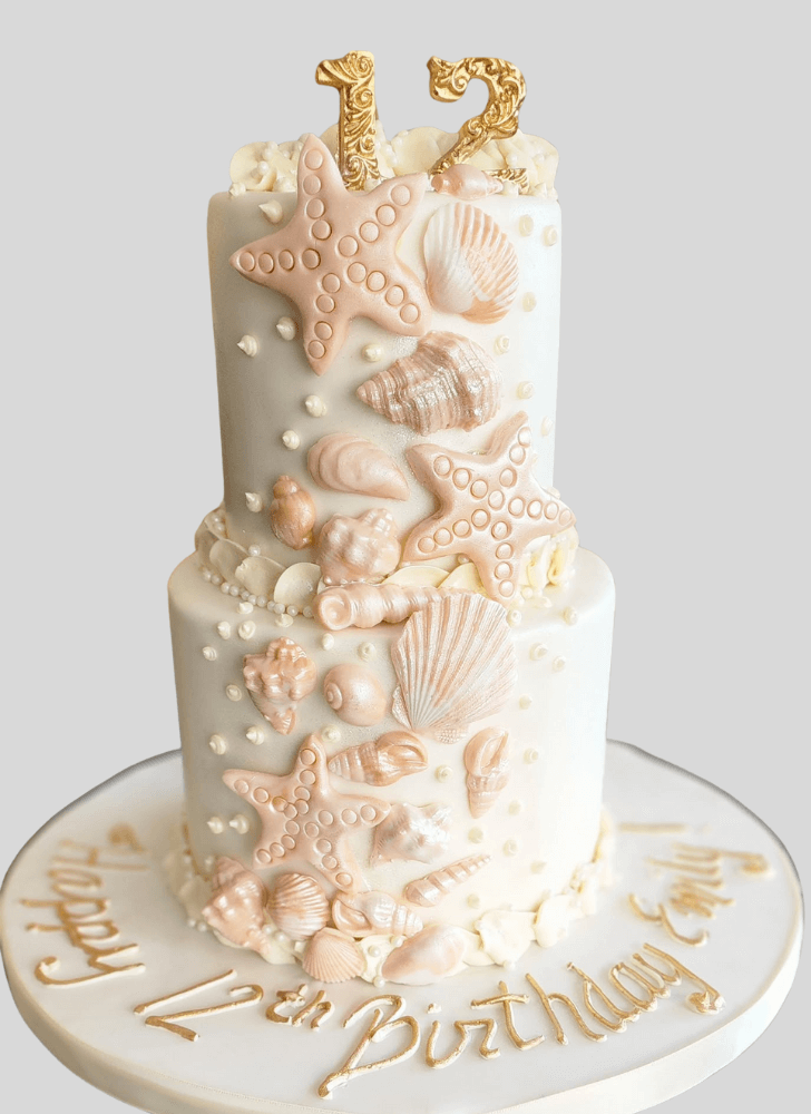 Delicate Starfish Cake