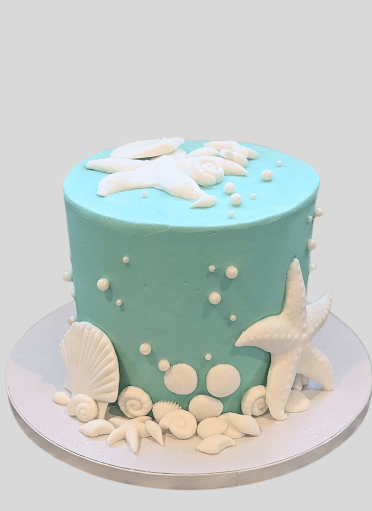 Elegant Starfish Cake