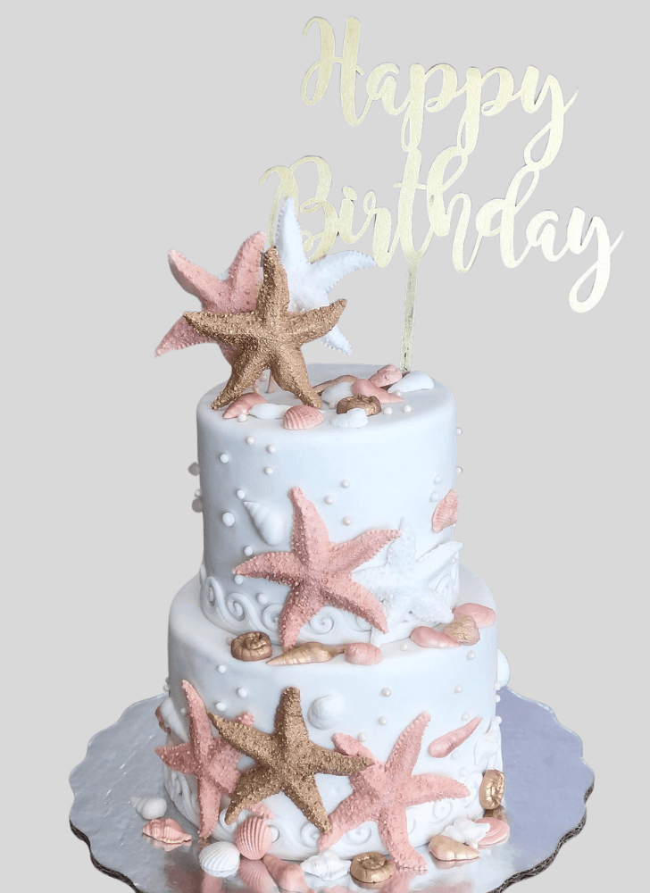Enticing Starfish Cake