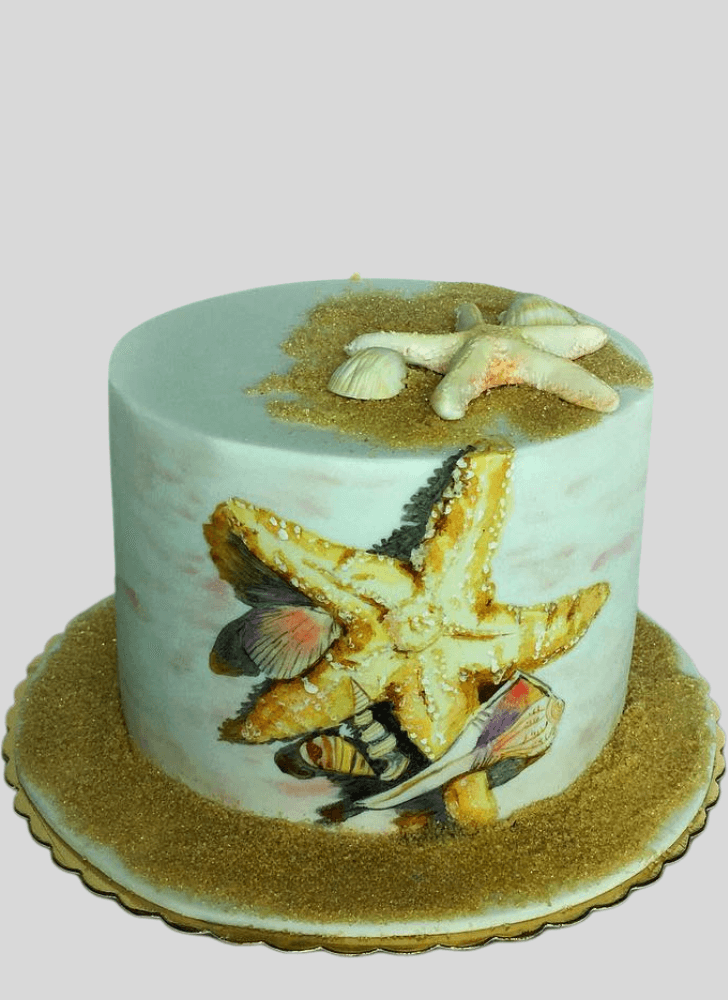 Good Looking Starfish Cake