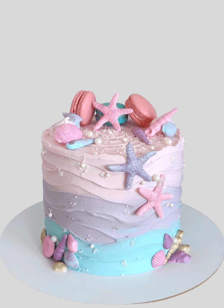 Lovely Starfish Cake Design