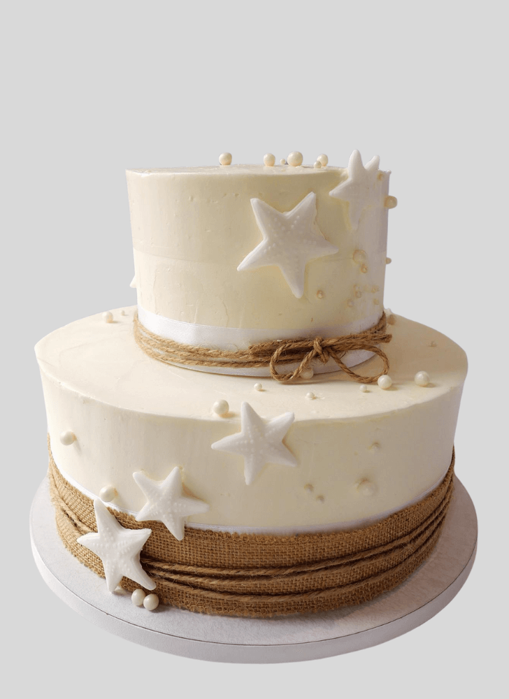 Pleasing Starfish Cake