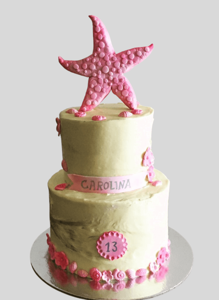 Slightly Starfish Cake