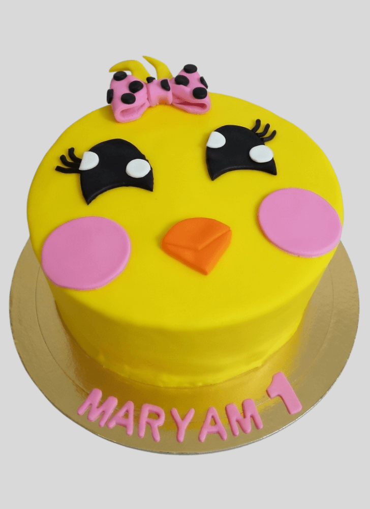 Fascinating Chick Cake