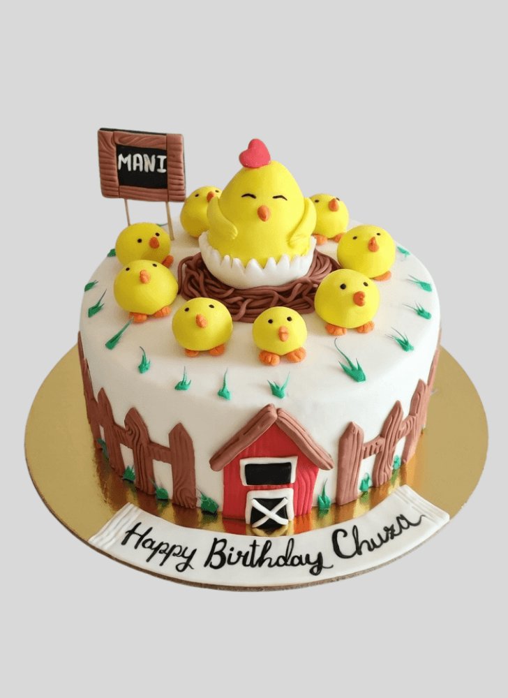 Fetching Chick Cake
