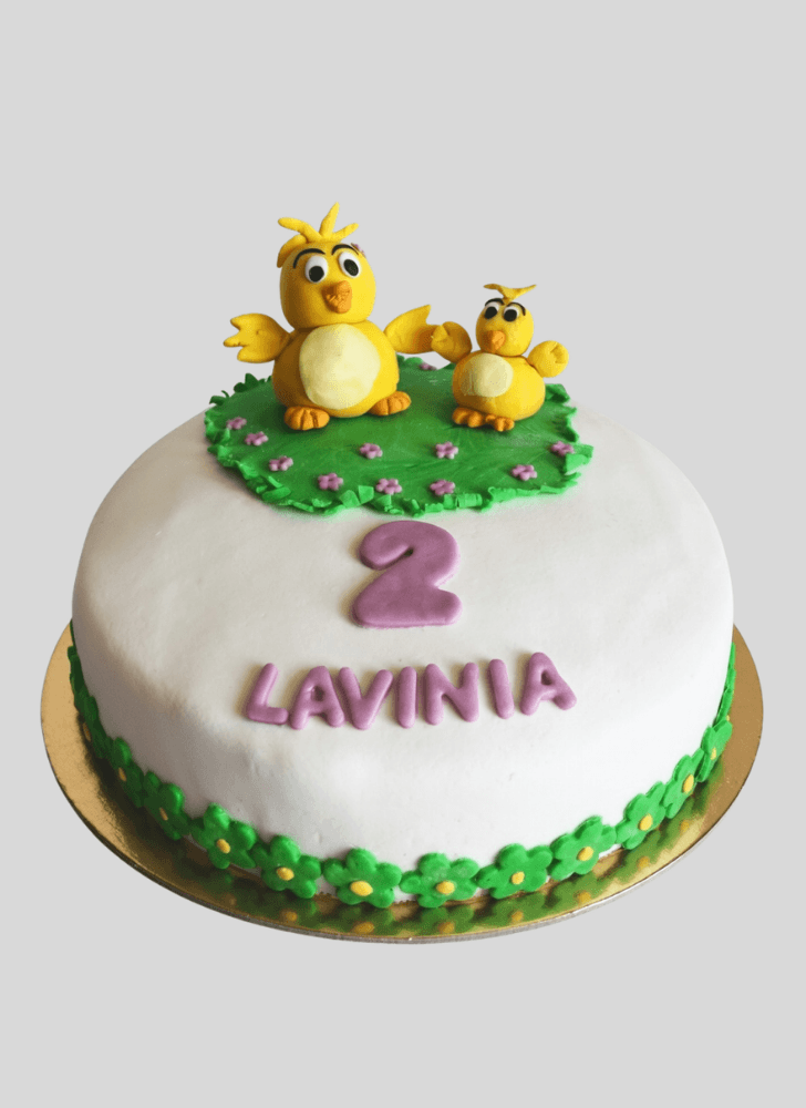 Graceful Chick Cake