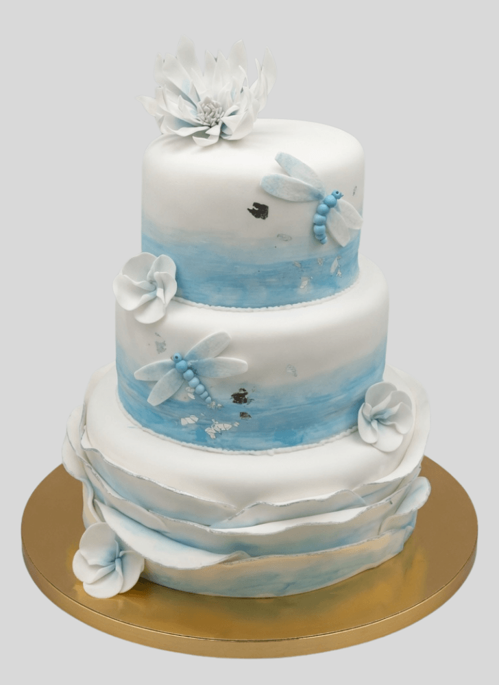 Angelic Dragonfly Cake
