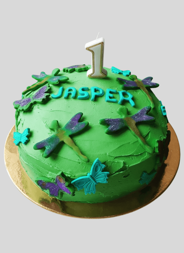 Appealing Dragonfly Cake