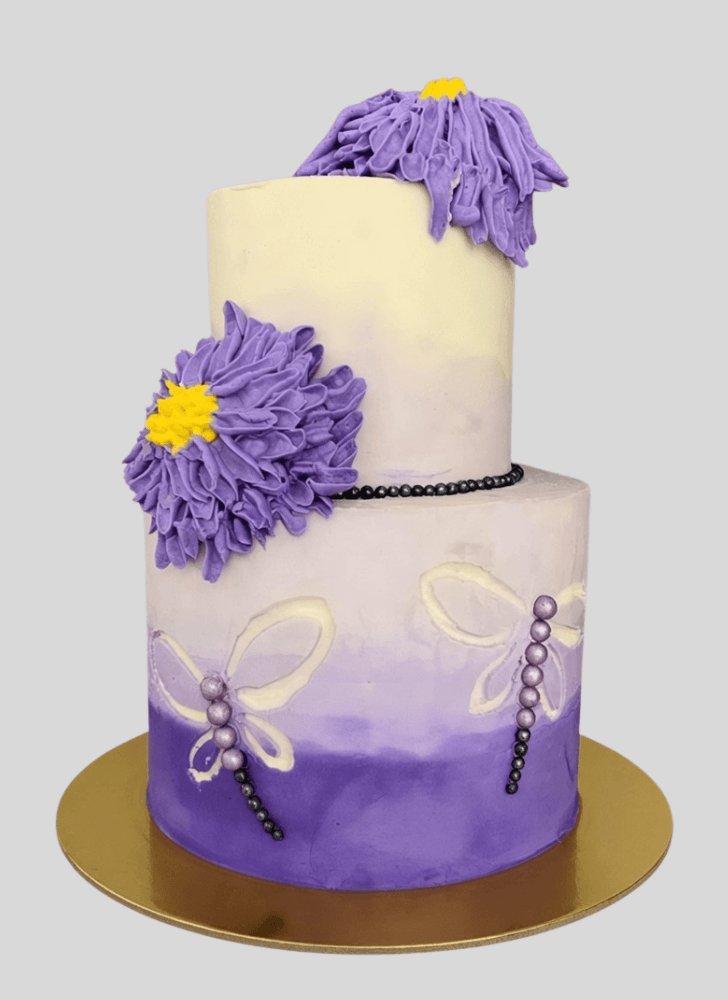 Beauteous Dragonfly Cake