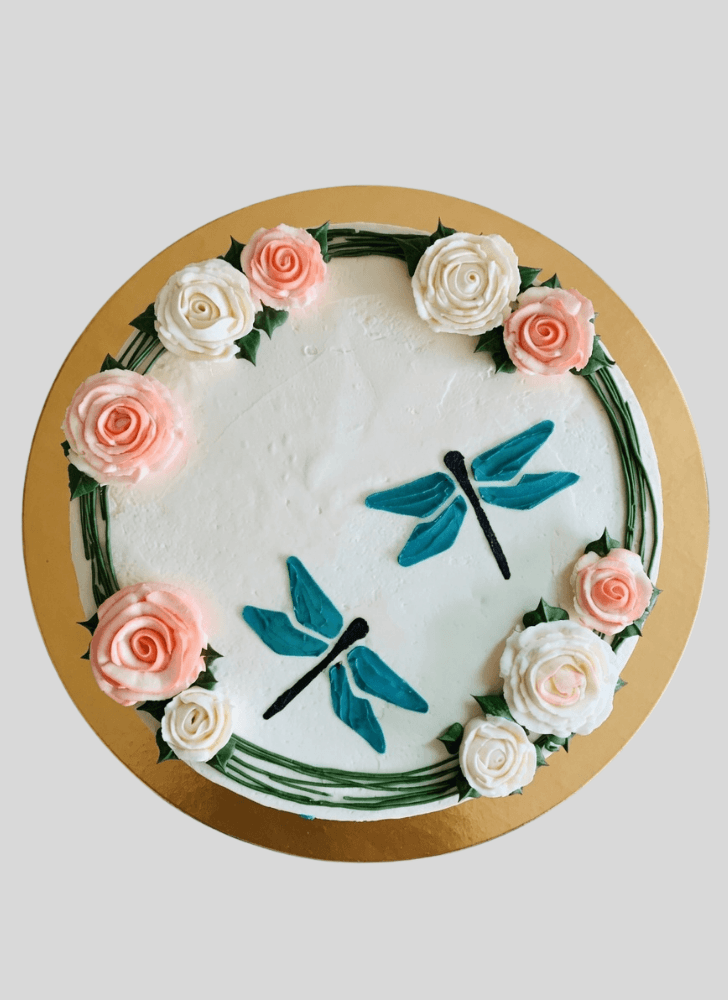 Bewitching Dragonfly Cake