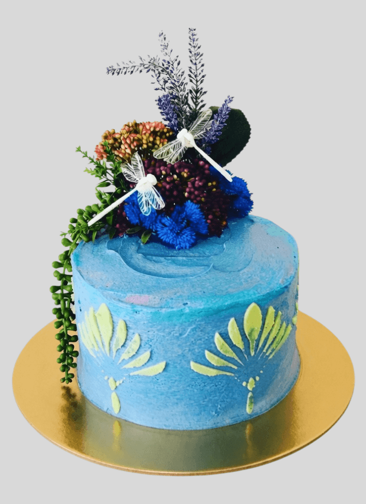Delightful Dragonfly Cake