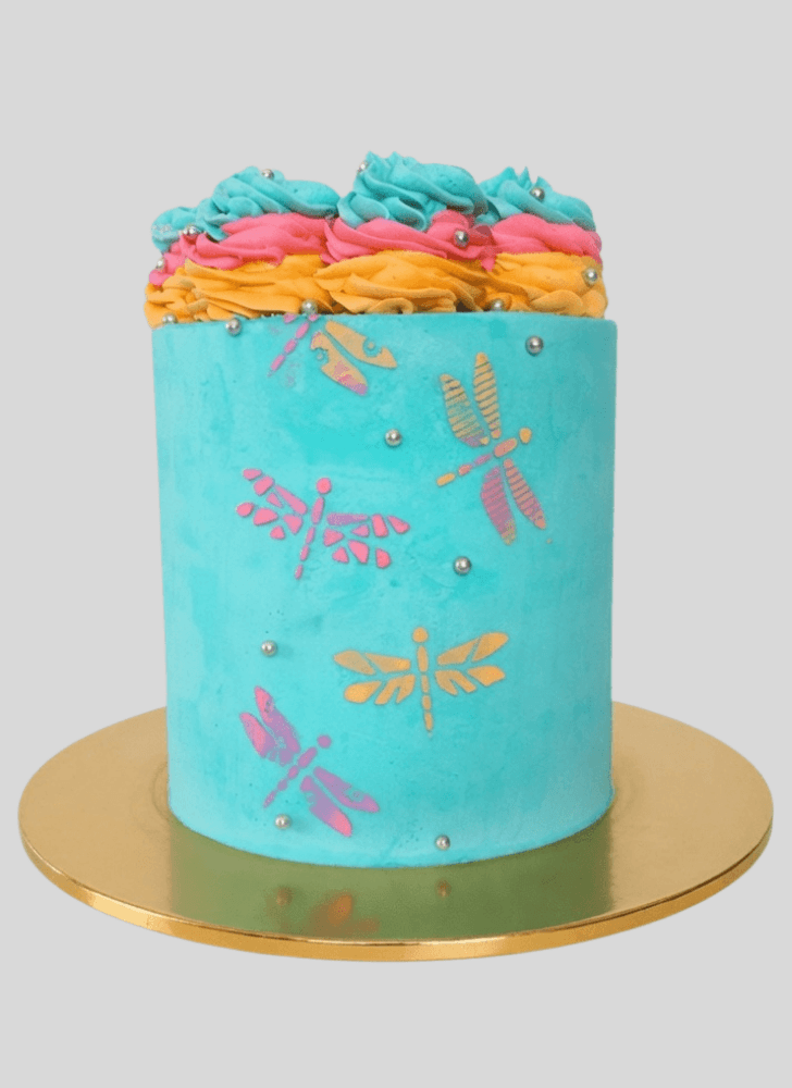 Excellent Dragonfly Cake