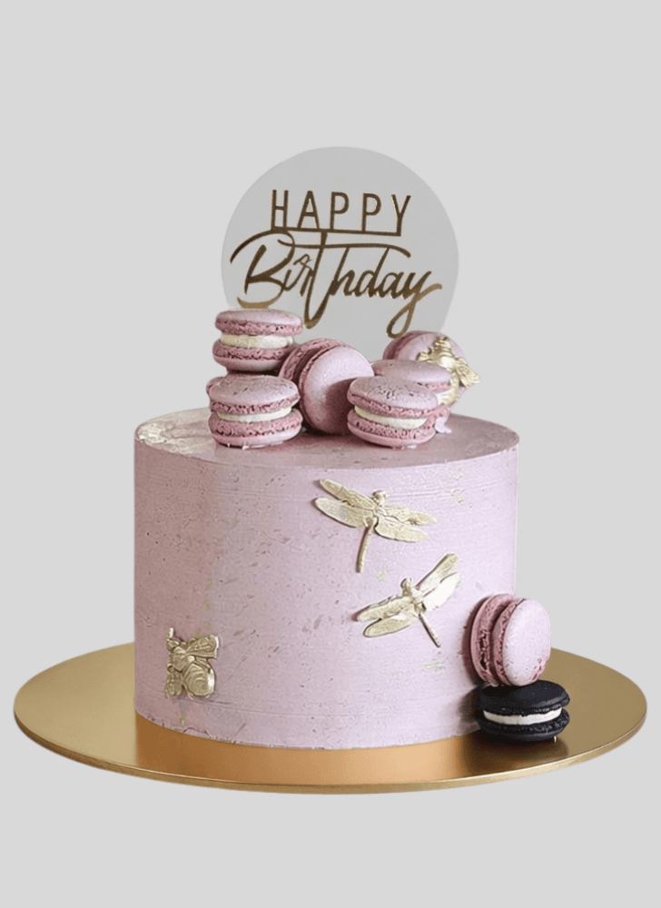 Exquisite Dragonfly Cake