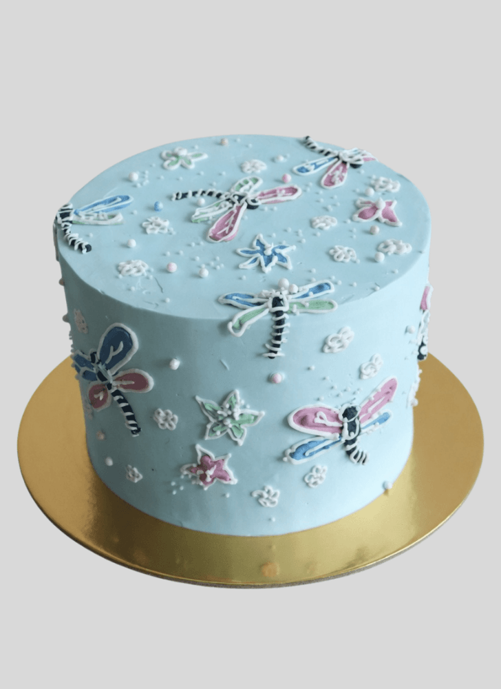 Fine Dragonfly Cake