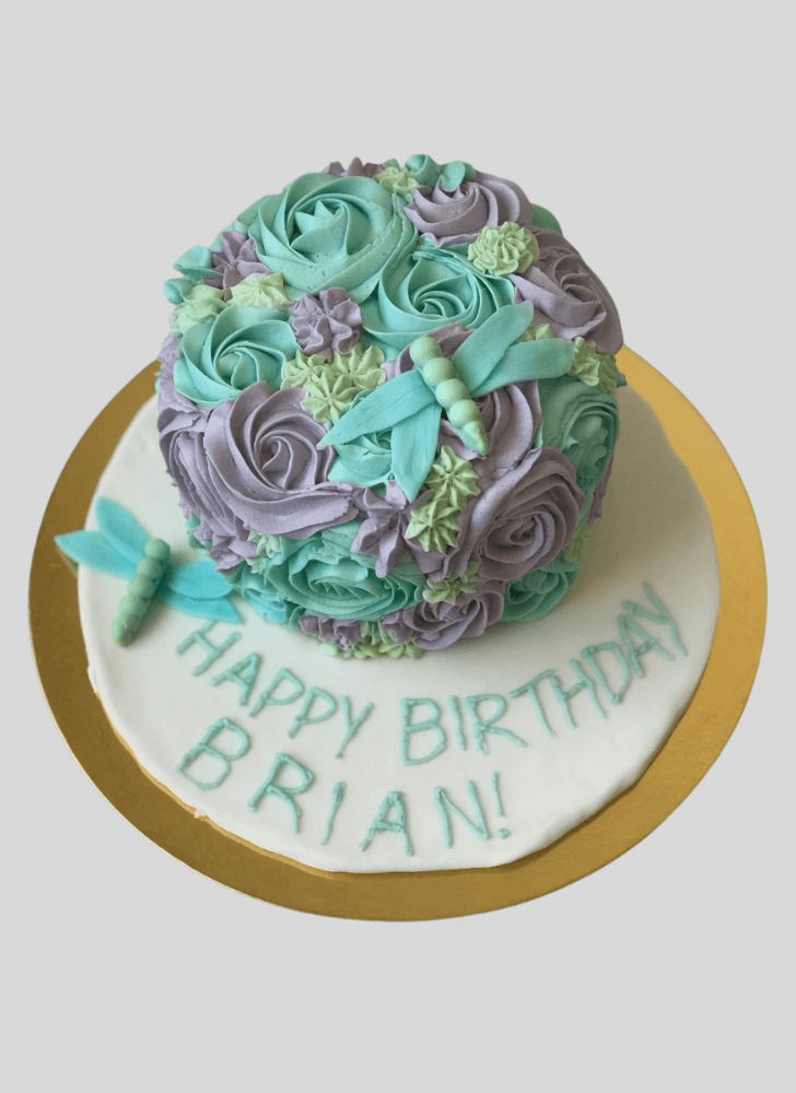 Ravishing Dragonfly Cake