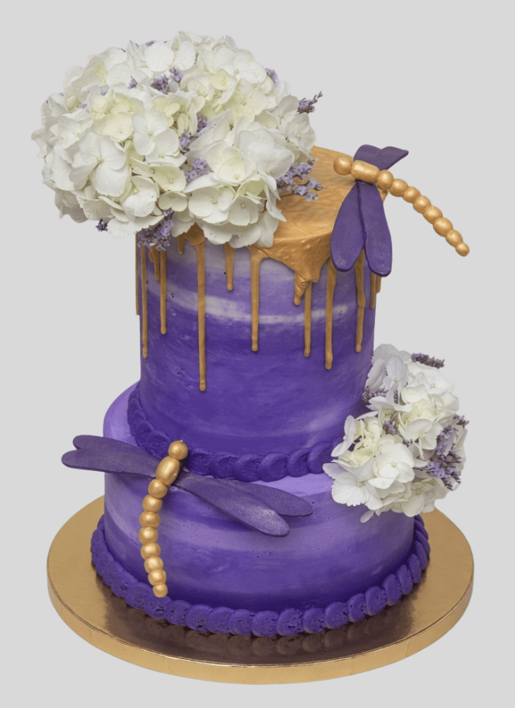 Refined Dragonfly Cake