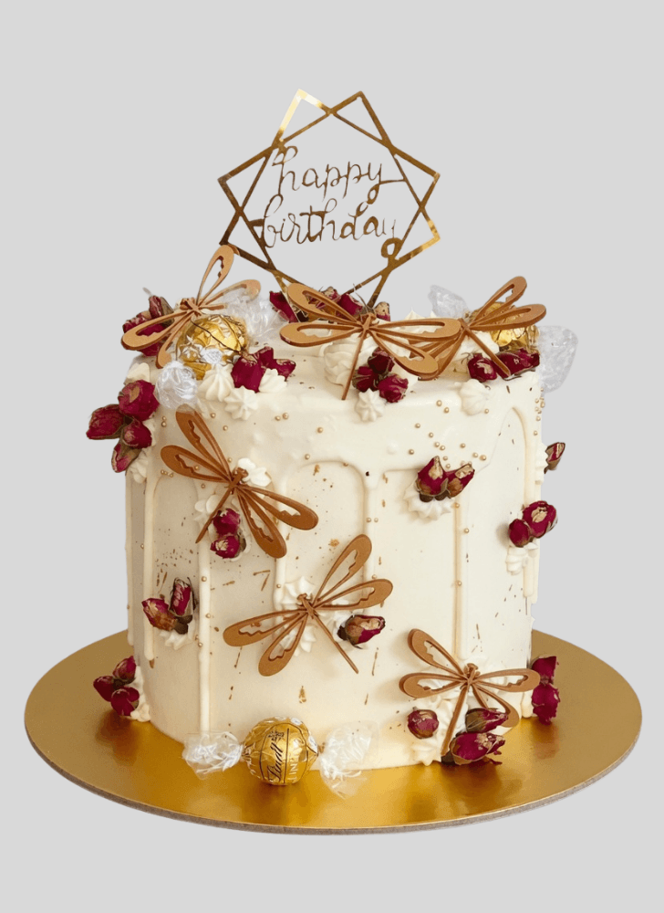 Resplendent Dragonfly Cake