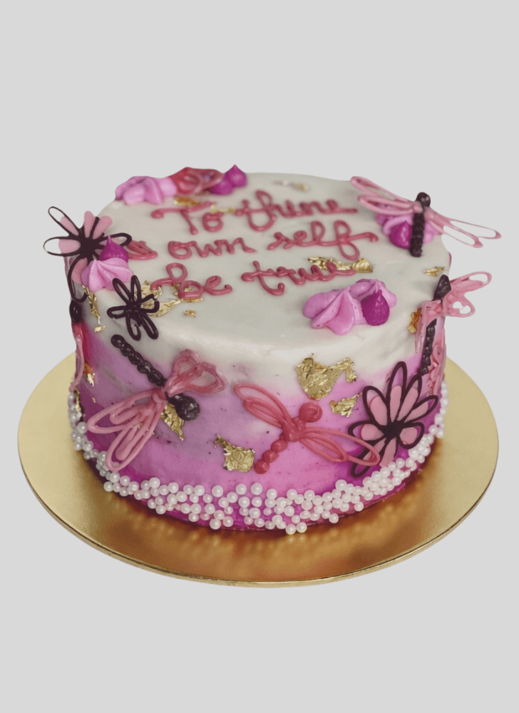 Wonderfulful Dragonfly Cake Design