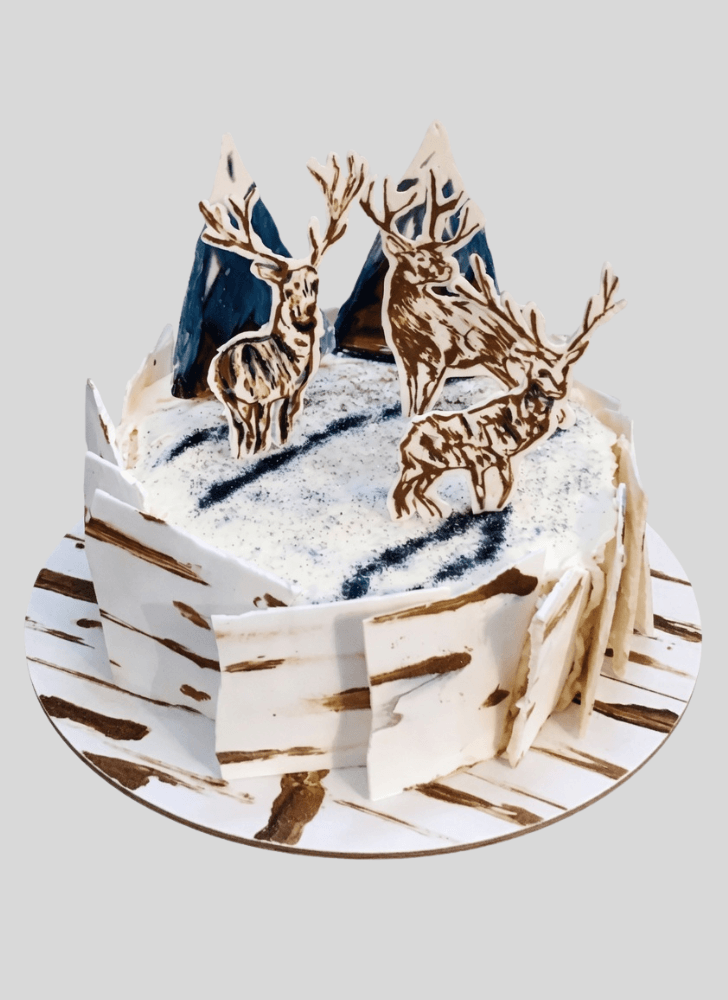 Charming Elk Cake