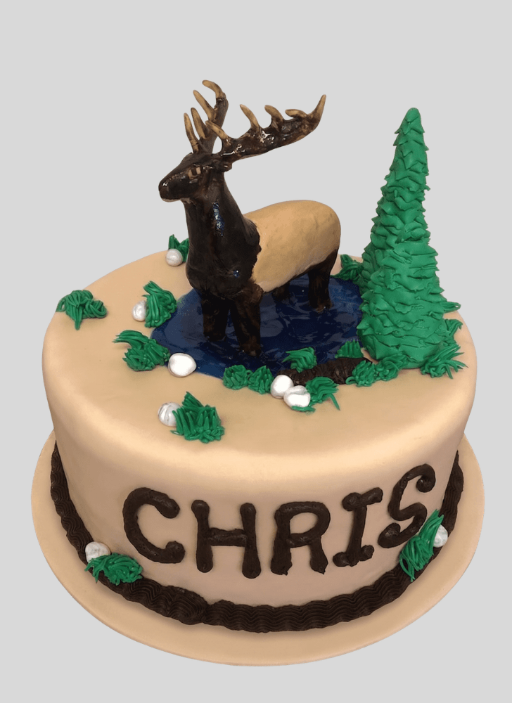 Classy Elk Cake
