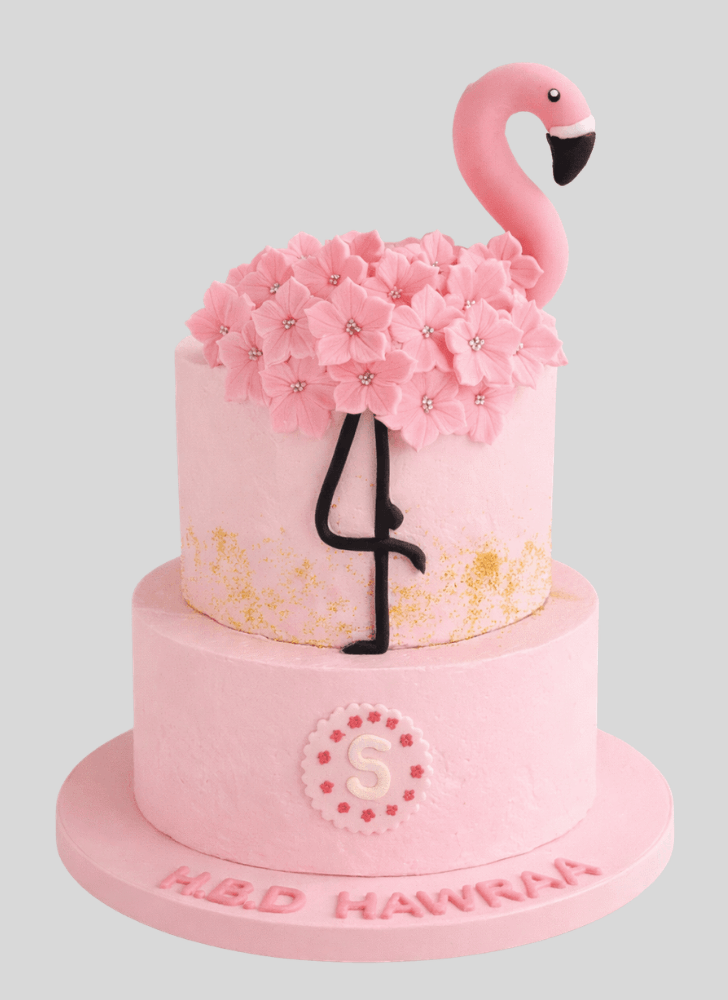 Bewitching Flamingo Cake
