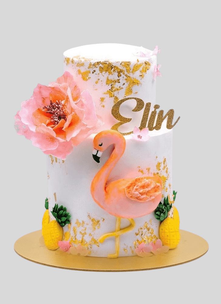 Captivating Flamingo Cake