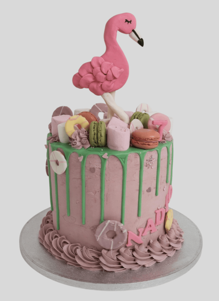Charming Flamingo Cake