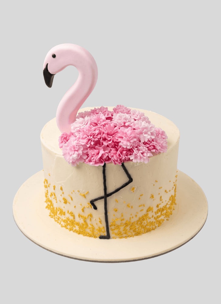 Cute Flamingo Cake