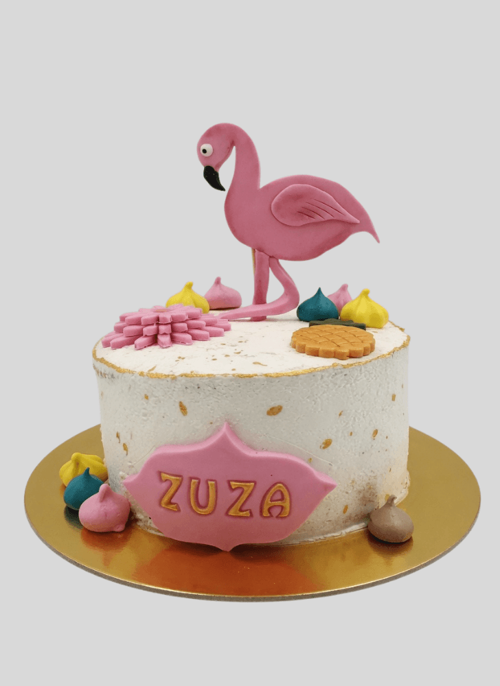 Dazzling Flamingo Cake