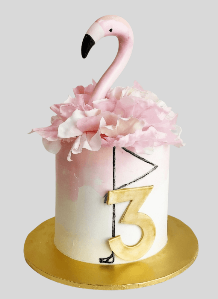 Delightful Flamingo Cake