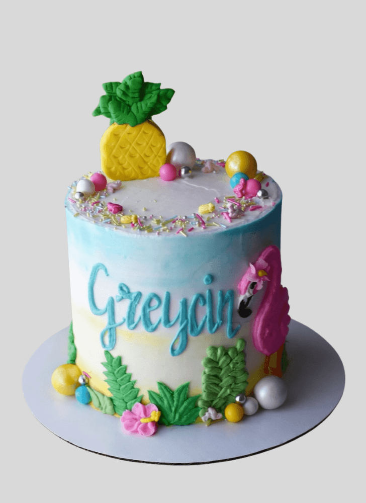 Enticing Flamingo Cake