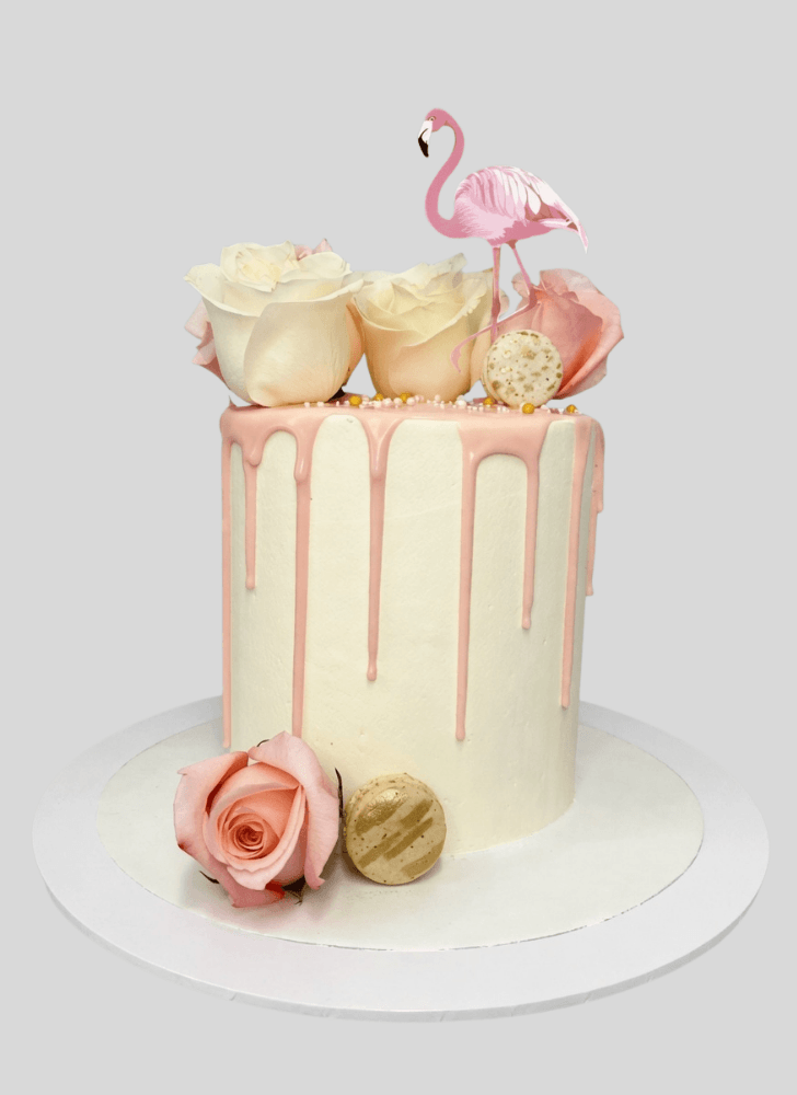 Exquisite Flamingo Cake
