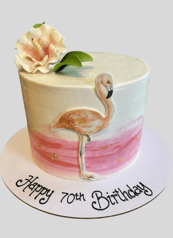 Fair Flamingo Cake