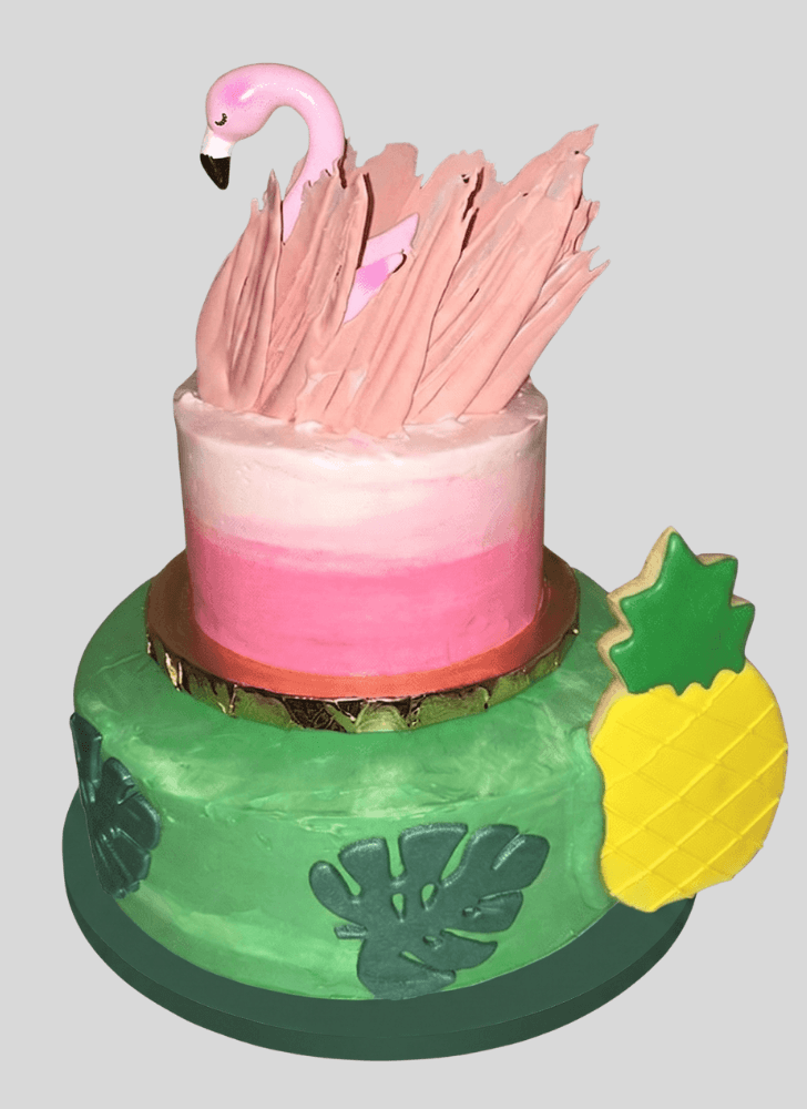 Fascinating Flamingo Cake
