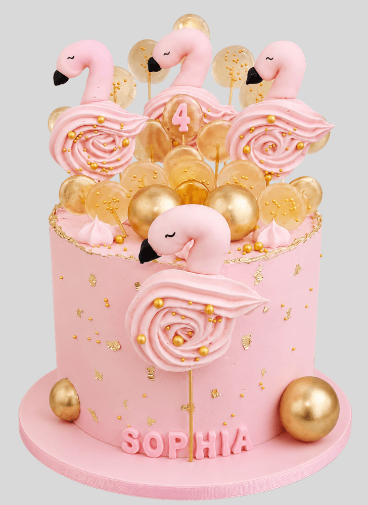 Good Looking Flamingo Cake