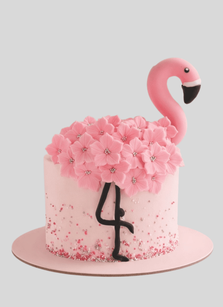 Ideal Flamingo Cake