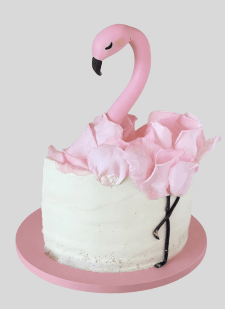 Lovely Flamingo Cake Design