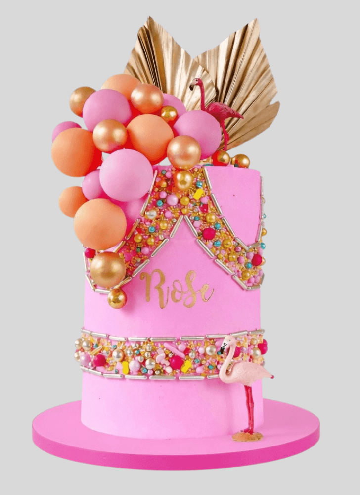 Nice Flamingo Cake