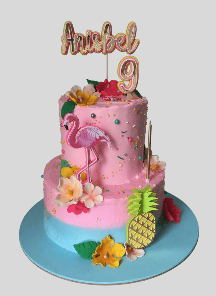 Pretty Flamingo Cake