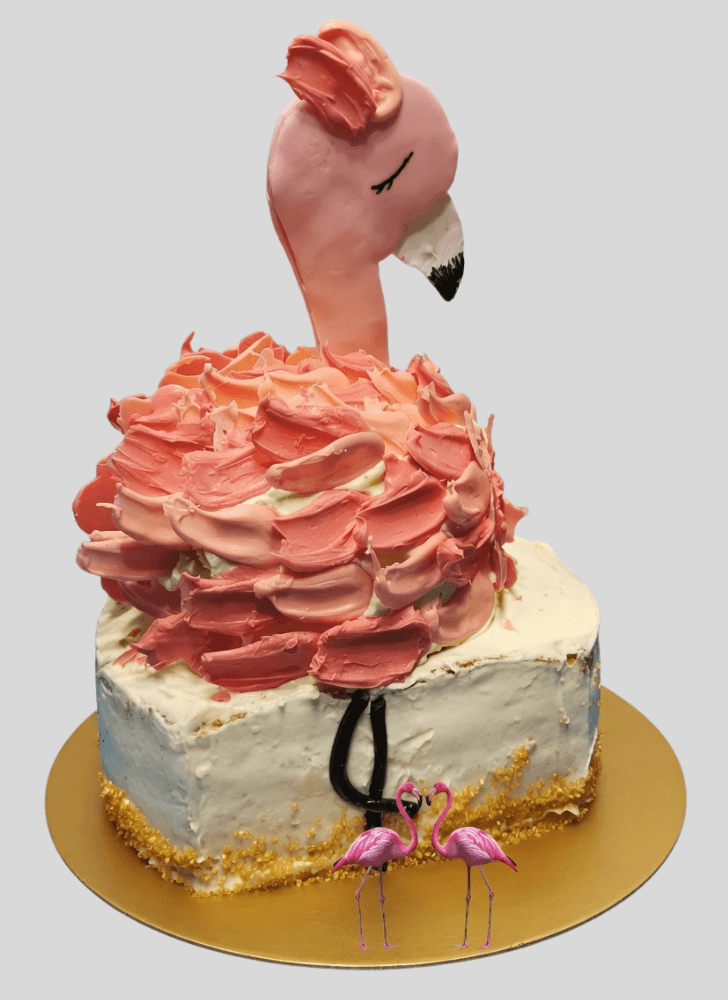 Ravishing Flamingo Cake
