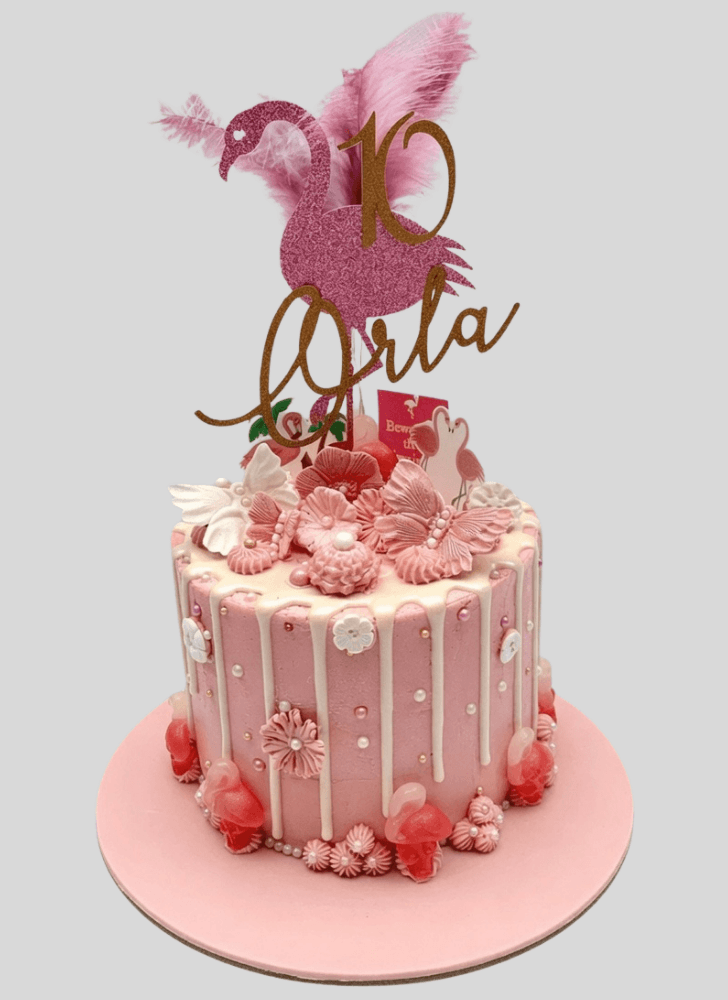 Refined Flamingo Cake