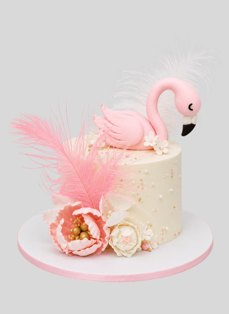 Stunning Flamingo Cake