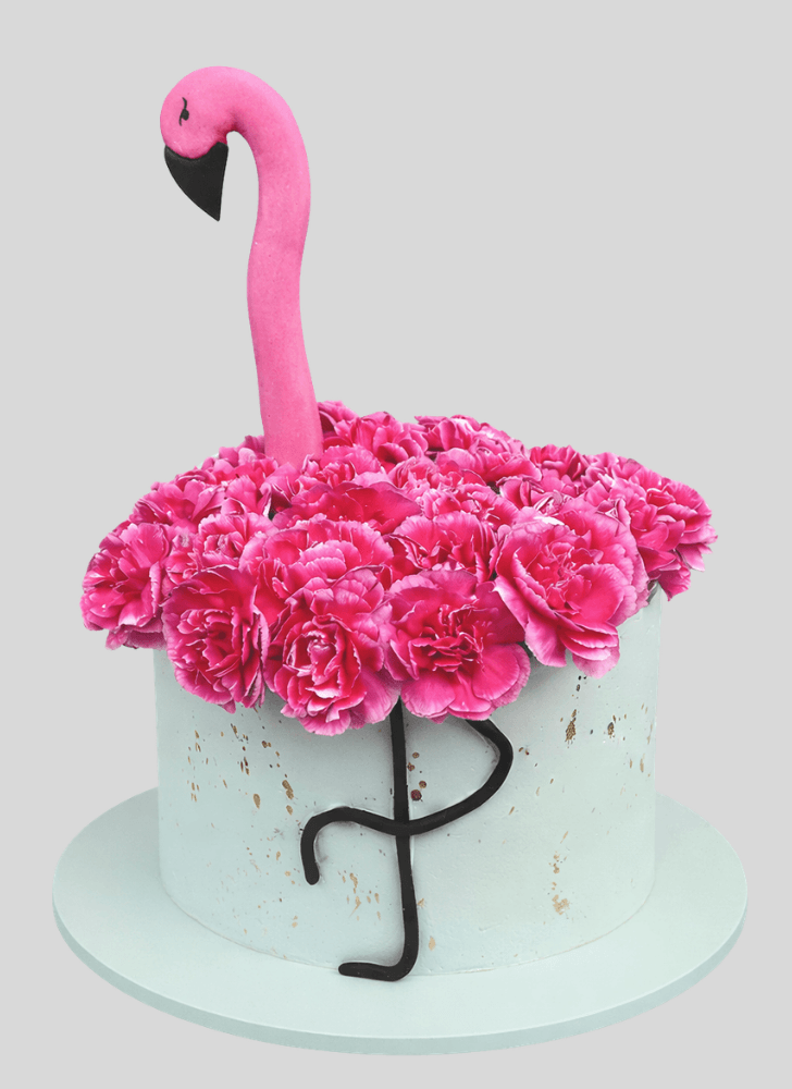 Superb Flamingo Cake