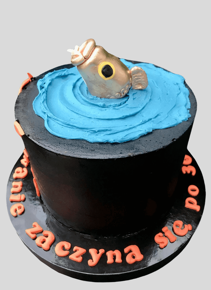 Beauteous Goldfish Cake