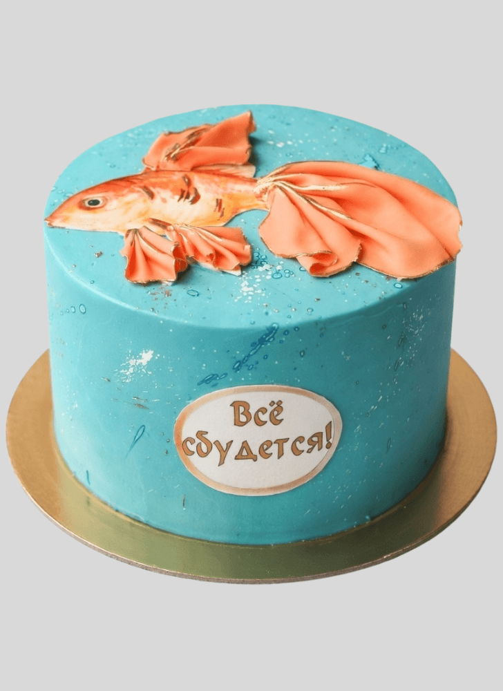 Classy Goldfish Cake
