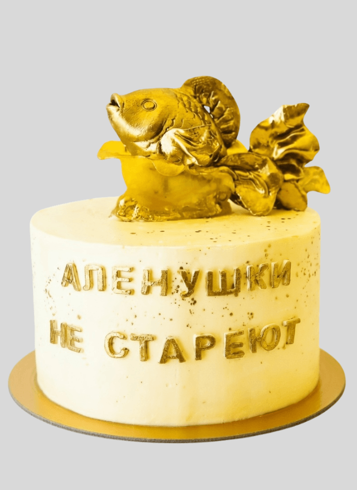 Fetching Goldfish Cake
