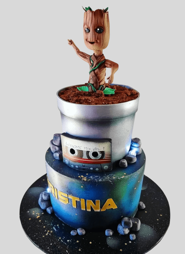 Angelic Guardians of the Galaxy Cake