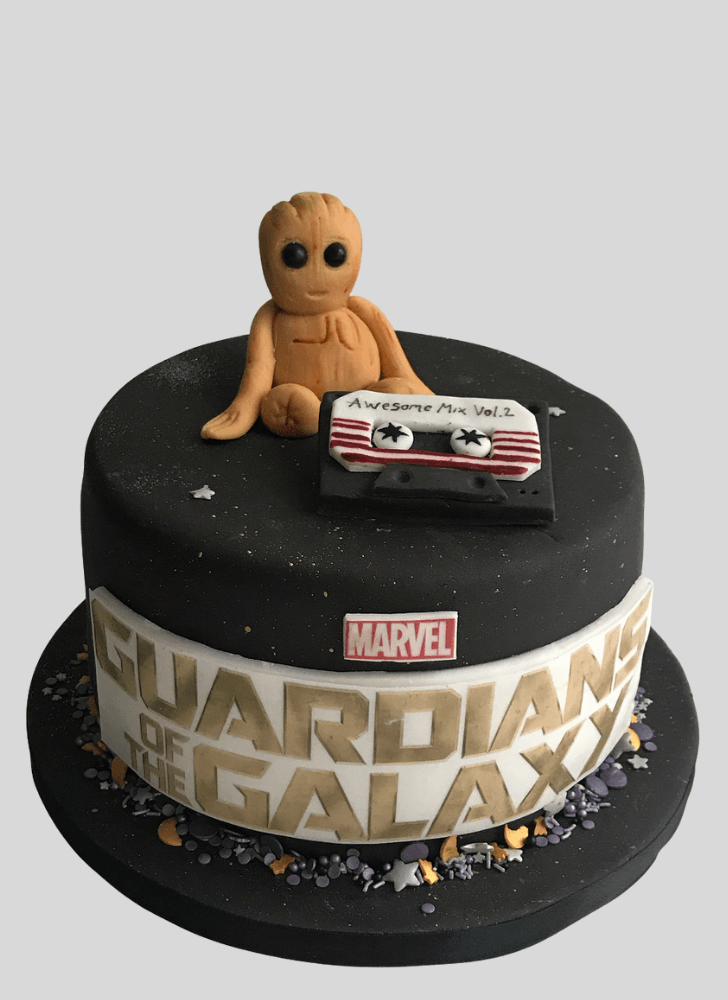 Appealing Guardians of the Galaxy Cake